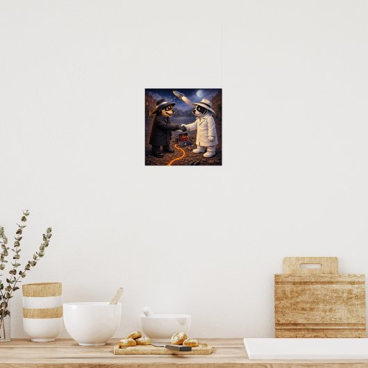 "Spy vs. Spy" (2) ポスター (キッチン)