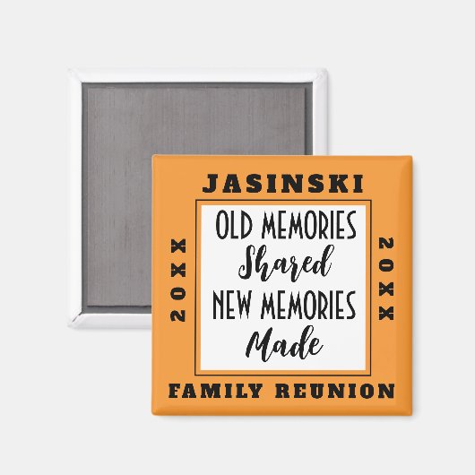 Sqファミリー懇親会記念お土産カラーの選択 マグネット (正面/裏面)