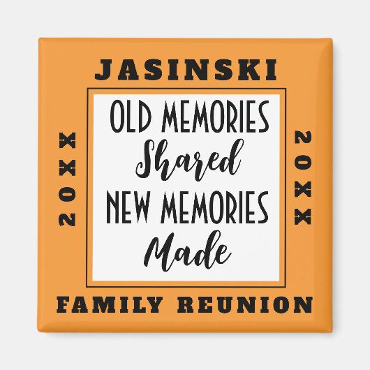 Sqファミリー懇親会記念お土産カラーの選択 マグネット (正面)