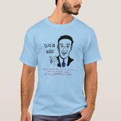 SQLのマスタデータベースのおもしろTシャツ Tシャツ (正面)