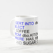 SQLサーバープログラマーコーヒー・マグ コーヒーマグカップ (正面左)
