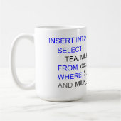 SQLプログラミングTEA MAG コーヒーマグカップ (左)