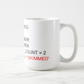 SQLプログラミングTEA MAG コーヒーマグカップ