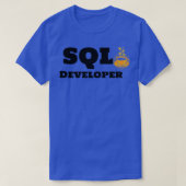 SQL DeveloperおよびCoffee Tシャツ (デザイン正面)