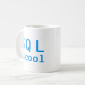 SQL is cool コーヒーマグカップ (正面左)