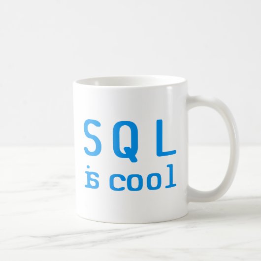 SQL is cool コーヒーマグカップ (右)