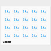 SQL is cool ラウンドシール (シート)