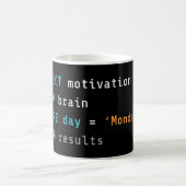 SQL Monday Zero Motivation コーヒーマグカップ (中央)