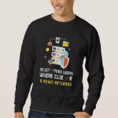 SQL Query Geek Database Programmer Database Admin  スウェットシャツ (正面)