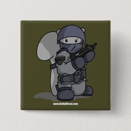 SQRLの代理店ボタン 缶バッジ (正面)