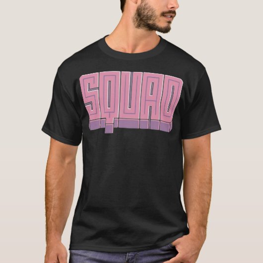 SQUAD AFRICA おもしろい - Tシャツ (正面)
