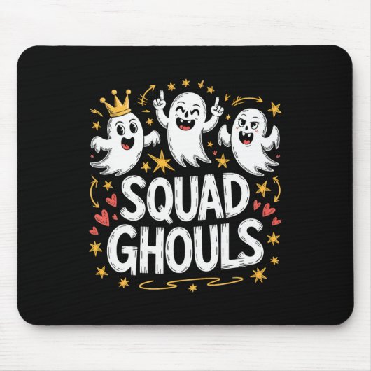 Squad Ghosts Matching Funny Halloween 1  マウスパッド (正面)
