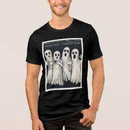 Squad Ghouls - おもしろハロウィーン幽霊チーム トライブレンドTシャツ