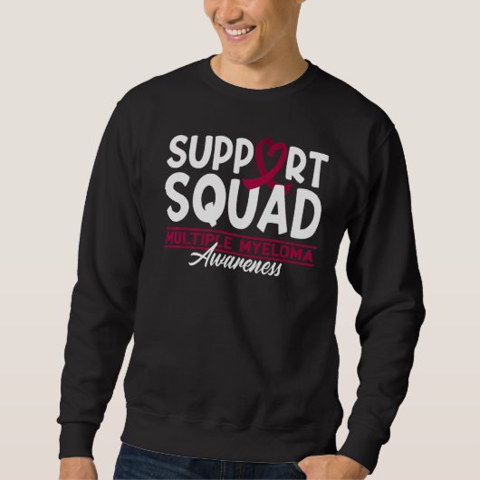 Squad I形質細胞多発性骨髄腫対応 スウェットシャツ (正面)