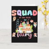 Squad Of The Little Fairy 1st Birthday Girl Fairyt カード (黄色い花)