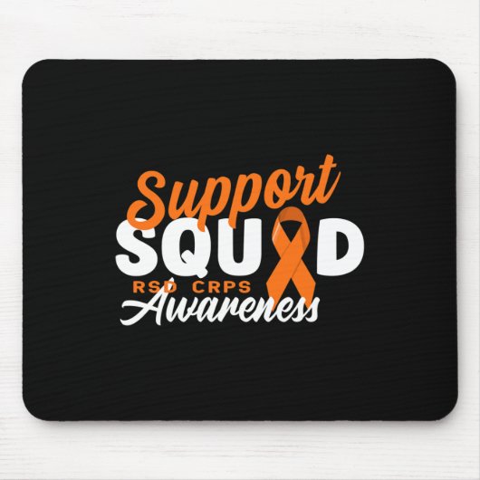 Squad Support I 反射性交感神経失調症 痛み 症候群 RSD マウスパッド (正面)