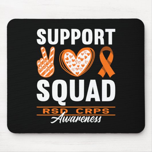 Squad Support I 反射性交感神経失調症 痛み 症候群 RSD マウスパッド (正面)