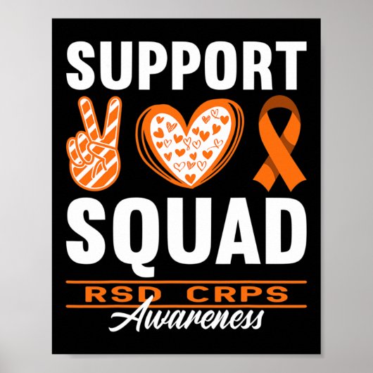 Squad Support I 反射性+痛覚過敏症候群 RSD ポスター (正面)