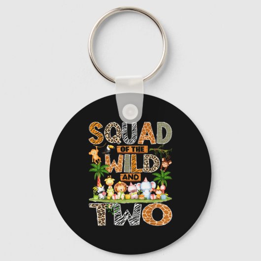 Squad Wild 2nd バースデーサファリ キーホルダー (正面)
