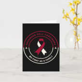 Squamous Cell Carcinoma Ribbon Awareness Family Su カード (黄色い花)