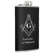 SquareとCompass （窪み付き） フラスク (右)