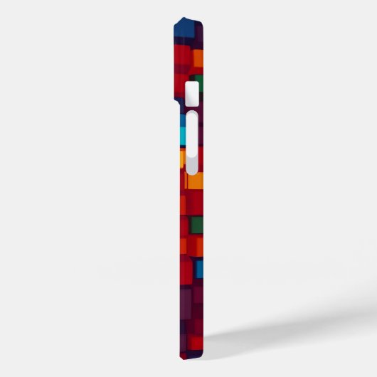 SquareまたはCube iPhone 14ケース Case-Mate iPhoneケース (裏面 / 左)