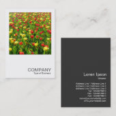 Square写真0318 – チューリップ海II 名刺 (正面/裏面)