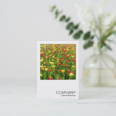 Square写真0318 – チューリップ海II 名刺 (スタンド正面)