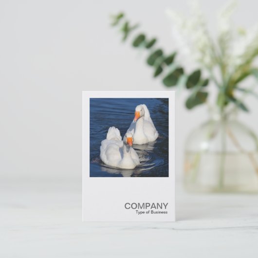 Square写真0478 - Two Emden Geese 名刺 (スタンド正面)