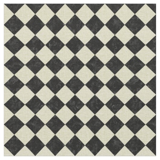 SQUARE2黒い大理石及びベージュ麻布 ファブリック (クローズアップ)