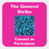 Square, 3 inch stickers, six to a sheet スクエアシール (正面)