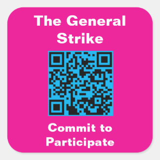 Square, 3 inch stickers, six to a sheet スクエアシール