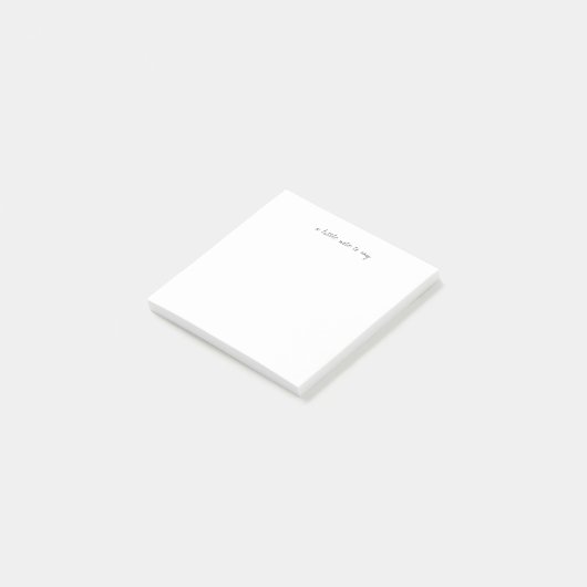 Square A Little Note to Say Script Post-it note ポストイット (アングル)