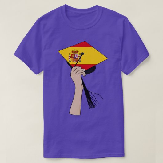 Square Academic Capスペインの開催 Tシャツ (デザイン正面)