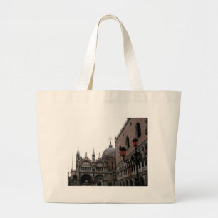 Square & Basilica of St Mark ラージトートバッグ