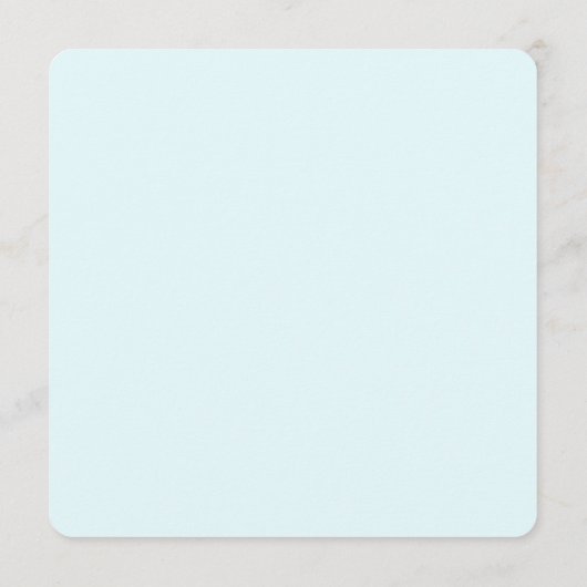 Square Beach Background Wedding Menu Template メニュー (裏面)