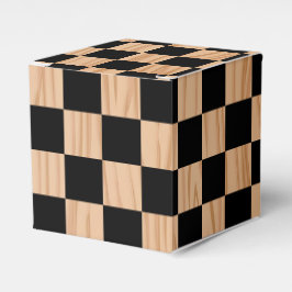 Square Box Checkers Classic Favor Boxes フェイバーボックス