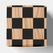 Square Box Checkers Classic Favor Boxes フェイバーボックス (上部)