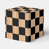 Square Box Checkers Classic Favor Boxes フェイバーボックス (裏面サイド)