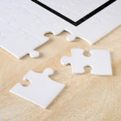 Square Business Logo Companyカスタムの追加 ジグソーパズル (側面)