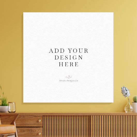 Square Canvas Printing キャンバスプリント (インサイチュ (リビング))