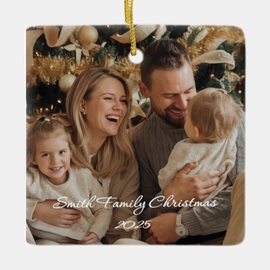 Square Ceramic Ornament セラミックオーナメント (正面)