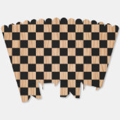 Square Checkers Design Popcorn フェイバーボックス (見開き)