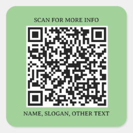 Square Connect：ビジネスQRコードステッカー スクエアシール