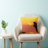 Square Cottonライオン王の装飾用クッションの箱16x16 クッション (椅子)