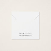 Square Custom Necklace Display Card (正面)