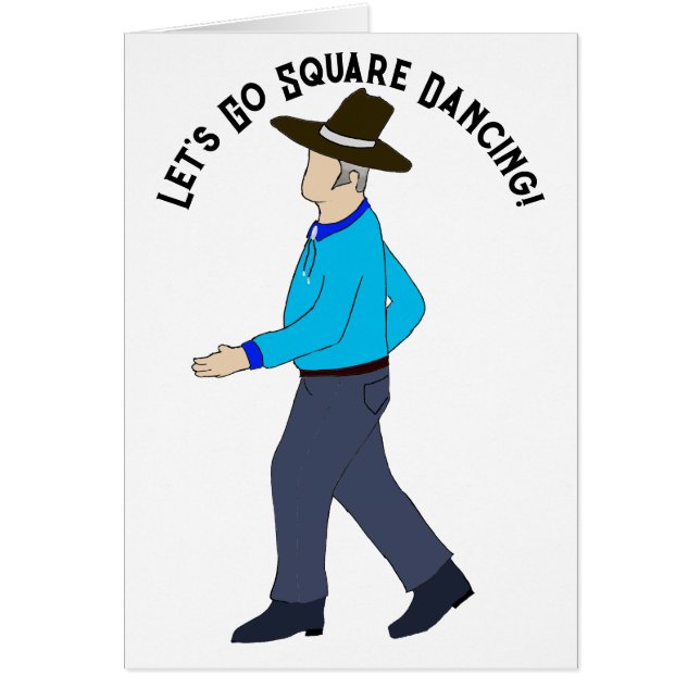 Square Dance Man  Greeting (正面)