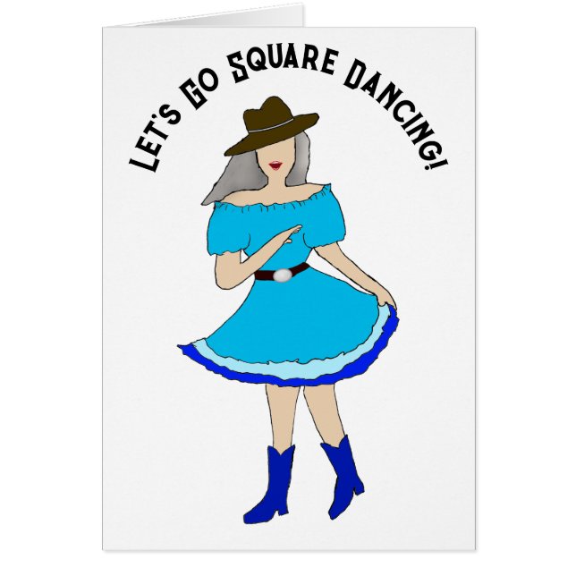 Square Dance Woman Greeting (正面)