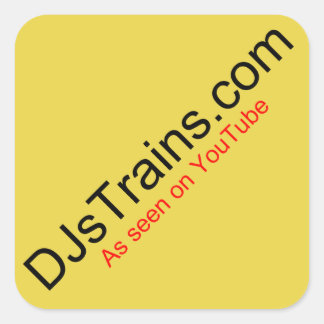 Square DJsTrains Logoスタンプ スクエアシール