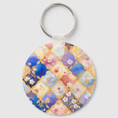 Square Flower 005 キーホルダー (正面)